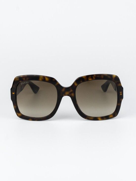 Gucci Women Sunglasses Havana Brown Gradient Square GG0036S 004 NEW AUTHENTIC main image 7